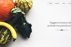 Veggi – One Page Restaurant Template