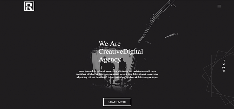 R Studio – Free Material Creative Digital Web Agency Template