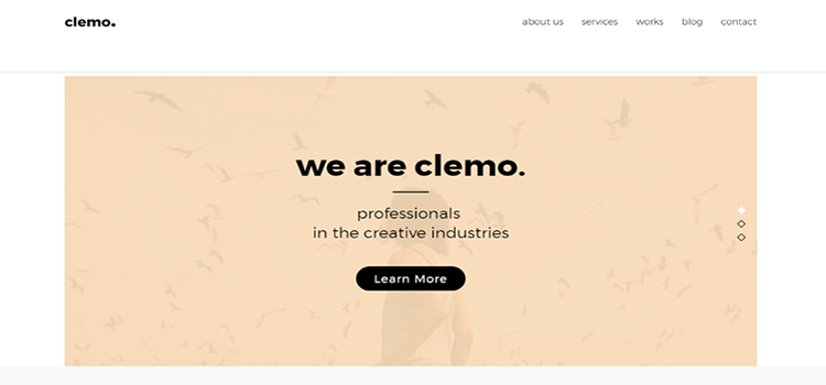 Clemo – Free HTML5 Multipurpose Portfolio Page Template