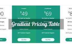 Gradient Free Bootstrap Pricing Table