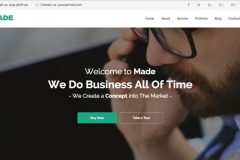 Made Agency – Portfolio Free Bootstrap Template