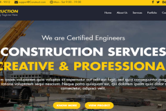 Construction – Free HTML Bootstrap Template