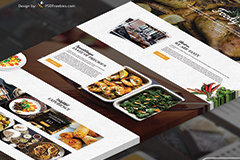 Food and Restaurant Free One page Bootstrap Template