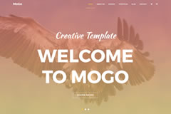 MoGo – Free One Page WordPress Portfolio Theme