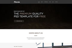 Mairala – One Page Corporate Agency Template