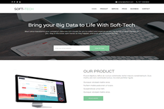 SoftTech – Free WordPress Landing Page Theme
