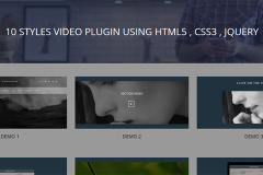 10 Styles Bootstrap Video Players