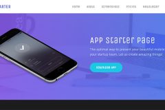 App Starter – Free responsive HTML5 Bootstrap App template