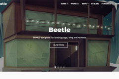 Beetle – HTML5 Bootstrap Template