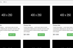 Bootstrap List Grid View