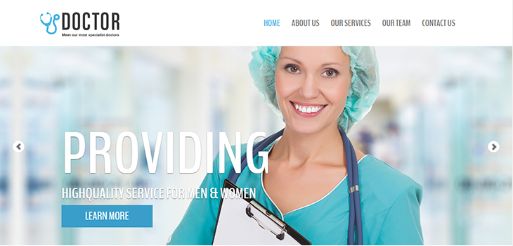 Doctor – Responsive HTML Bootstrap Template