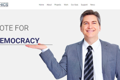 Ethics – Free Political HTML5 Bootstrap Landing Page