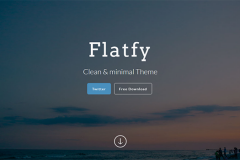 Flatfy – Flat minimal HTML Bootstrap Template