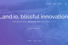 Land.io – Bootstrap Landing page UI kit