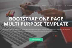 Lexis – Free responsive HTML5 Bootstrap One Page template