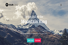 Mountain King HTML Bootstrap template