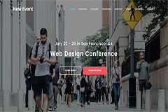 New Event – Free responsive HTML5 Bootstrap Event template