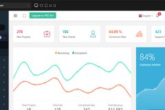 Robust Free Bootstrap HTML5 Admin Template