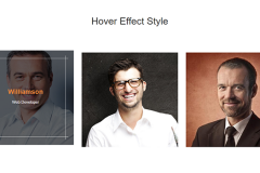 Bootstrap Responsive Hover Effect Style