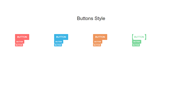 Bootstrap Responsive Hover Effect Buttons