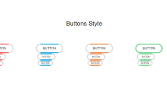 Bootstrap Responsive Hover Button Style