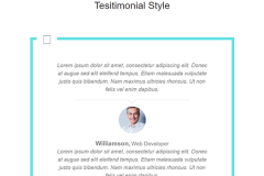 Bootstrap Testimonial Style