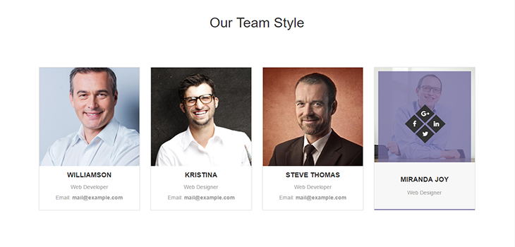 Bootstrap Responsive Our Team Style | Bootstrap Themes