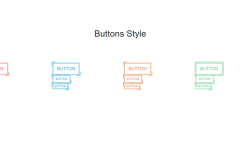 Bootstrap Responsive Hover Buttons