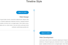 Bootstrap Responsive Timeline Style