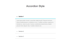 Bootstrap Accordion Style