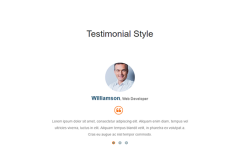 Bootstrap Responsive Testimonial Slider