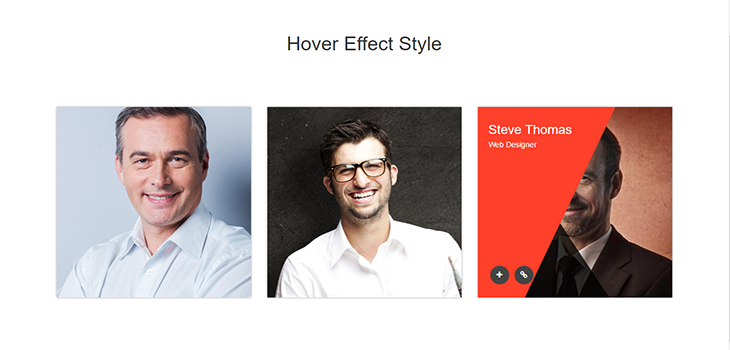 Bootstrap Hover Effect Style