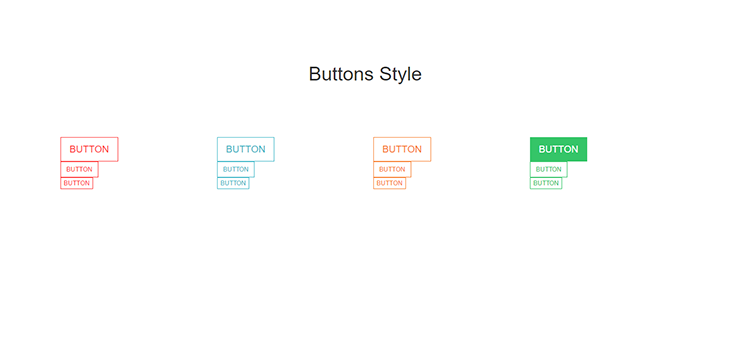 Bootstrap Responsive Simple Hover Effect Buttons