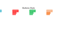 Bootstrap Responsive Color Full buttons with Hover Effect