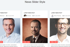 Bootstrap Responsive News Slider