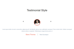 Bootstrap Responsive Testimonial Style