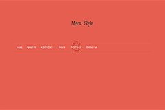 Bootstrap Responsive Menu Style
