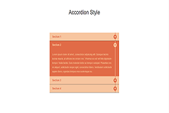 Responsive Bootstrap Accordion Style
