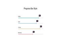 Simple Bootstrap Progress Bar Style