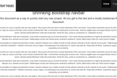 Shrinking Bootstrap Navbar