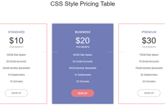 Bootstrap Simple Pricing Table