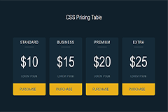 Simple Bootstrap Responsive Pricing Table