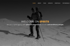 Spirit8 – Free Bootstrap HTML template