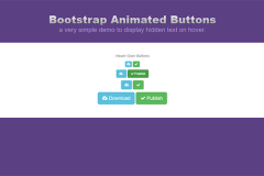 Bootstrap Animated Buttons