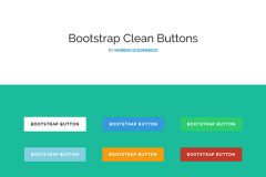 Bootstrap Clean Buttons