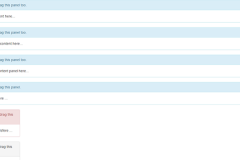 Draggable Panels Bootstrap test