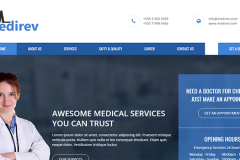 Medirev – Free Medical HTML Bootstrap Template