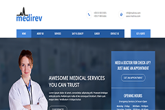 Medirev – Free Medical HTML Bootstrap Template