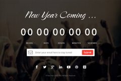 New Year – Bootstrap Responsive Melody HTML Template