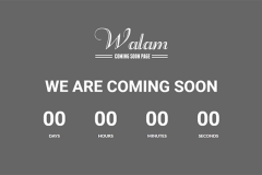 Walam – Multi-Purpose Coming Soon free Html Bootstrap Template